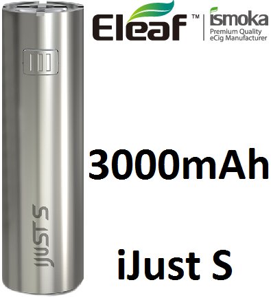 Eleaf iJust Baterie S Stříbrná 3000mAh