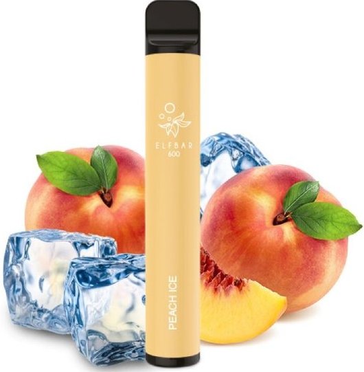 Elf Bar 600 Peach Ice 20mg 550 mAh 1 ks