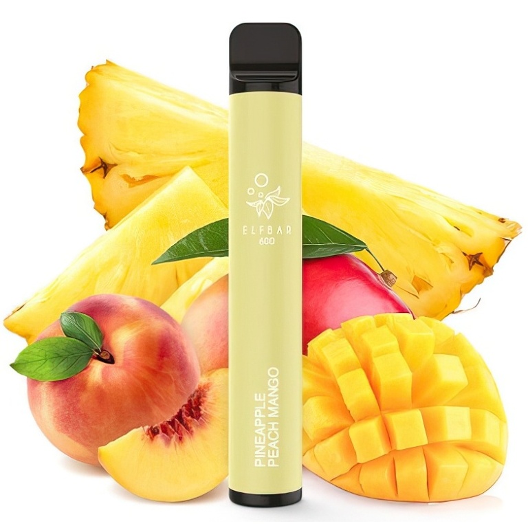 Elf Bar 600 Pineapple Peach Mango 20mg 550 mAh 1 ks