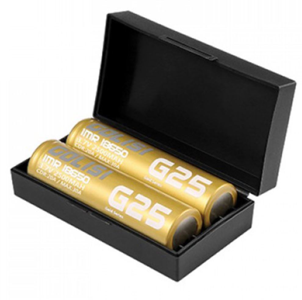 Baterie Golisi G25 typ 18650 2500mAh 20A 2ks