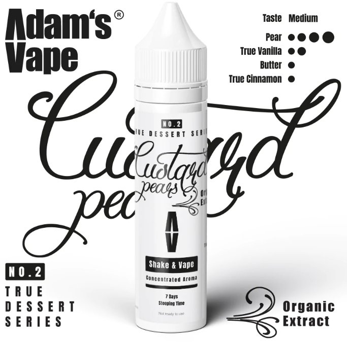 Adams vape S & V  Custard Pears 10 ml