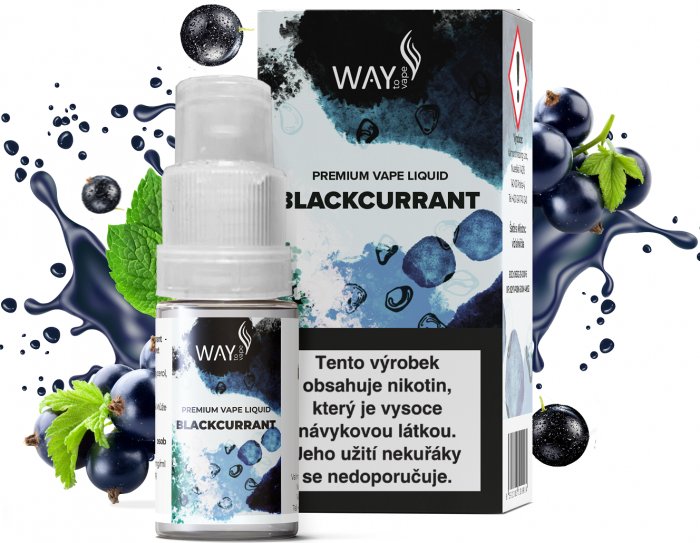 WAY to Vape Blackcurrant 10 ml 3 mg