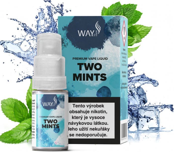 WAY to Vape Two Mints 10 ml 3 mg