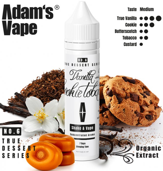 Adams vape S & V  Vanilla Cookie Tobacco 10 ml