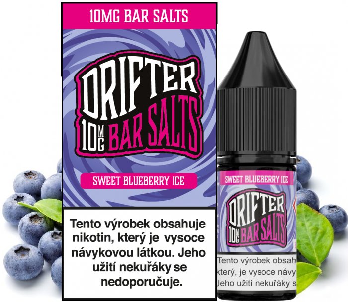 Drifter Bar Salts Sweet Blueberry Ice 10 ml 10 mg