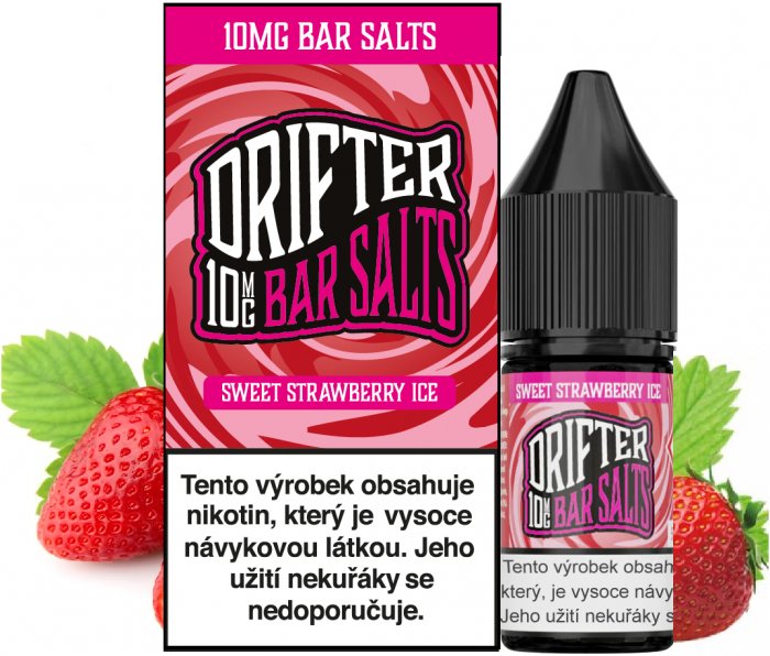 Drifter Bar Salts Sweet Strawberry Ice 10 ml 10 mg