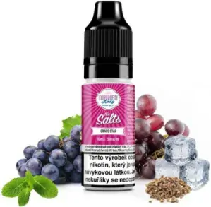 Dinner Lady Nic. Salts Grape Star 10 ml 20 mg exp 2/27