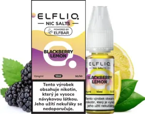 ELFLIQ Nic SALT Blackberry Lemon 10ml 10mg