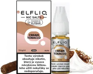 ELFLIQ Nic SALT Cream Tobacco 10 ml 10 mg