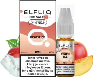 ELFLIQ Nic SALT Peach Ice 10 ml 10 mg