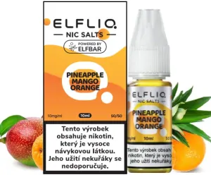 ELFLIQ Nic SALT Pineapple Mango Orange 10ml 10mg
