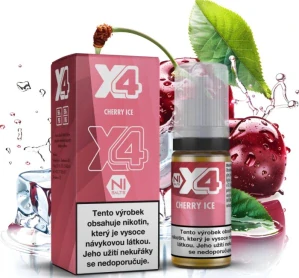 X4 Bar Juice - Chladivá třešeň (Cherry Ice) 10ml - 20mg