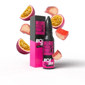 Riot Squad BLCK EDTN S&V 10ml Deluxe Passionfruit & Rhubarb (Marakuja s rebarborou)