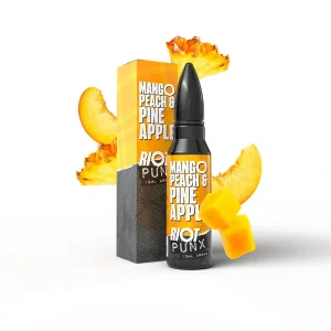 Riot Squad PUNX S&V 10ml Mango, Peach & Pineapple (Mango, broskev a ananas)