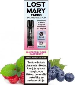 Elf Bar Lost Mary Tappo cartridge Blueberry Sour Raspberry 17 mg