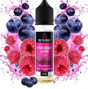 Bombo Wailani Juice S&V 15ml Blueberry and Raspberry (Borůvka a malina)