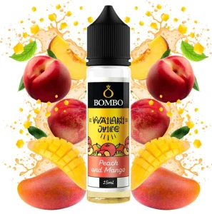 Bombo Wailani Juice S&V 15ml Peach and Mango (Broskev a mango)