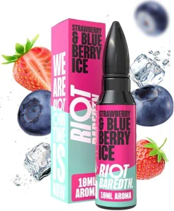 Riot BAR EDTN S&V 10ml Strawberry & Blueberry Ice (Ledová jahoda & borůvka)