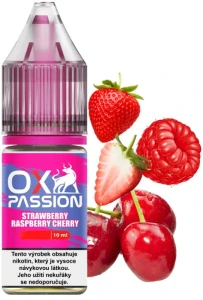 OXVA OX PASSION Salts Strawberry Raspberry Cherry 10 ml 10 mg