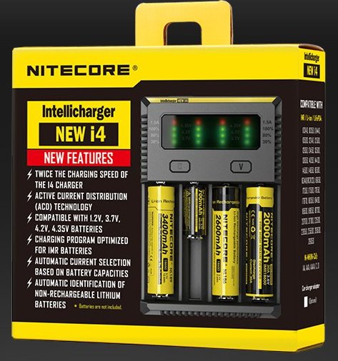 Nitecore Intellicharger i4 V2 multifunkční nabíječka baterií