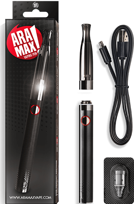 Aramax Vaping Pen 900mAh Černá 1ks