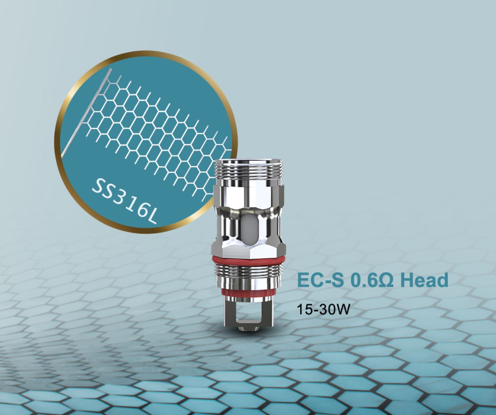 iSmoka Eleaf EC-S žhavicí hlava nerez 0,6ohm