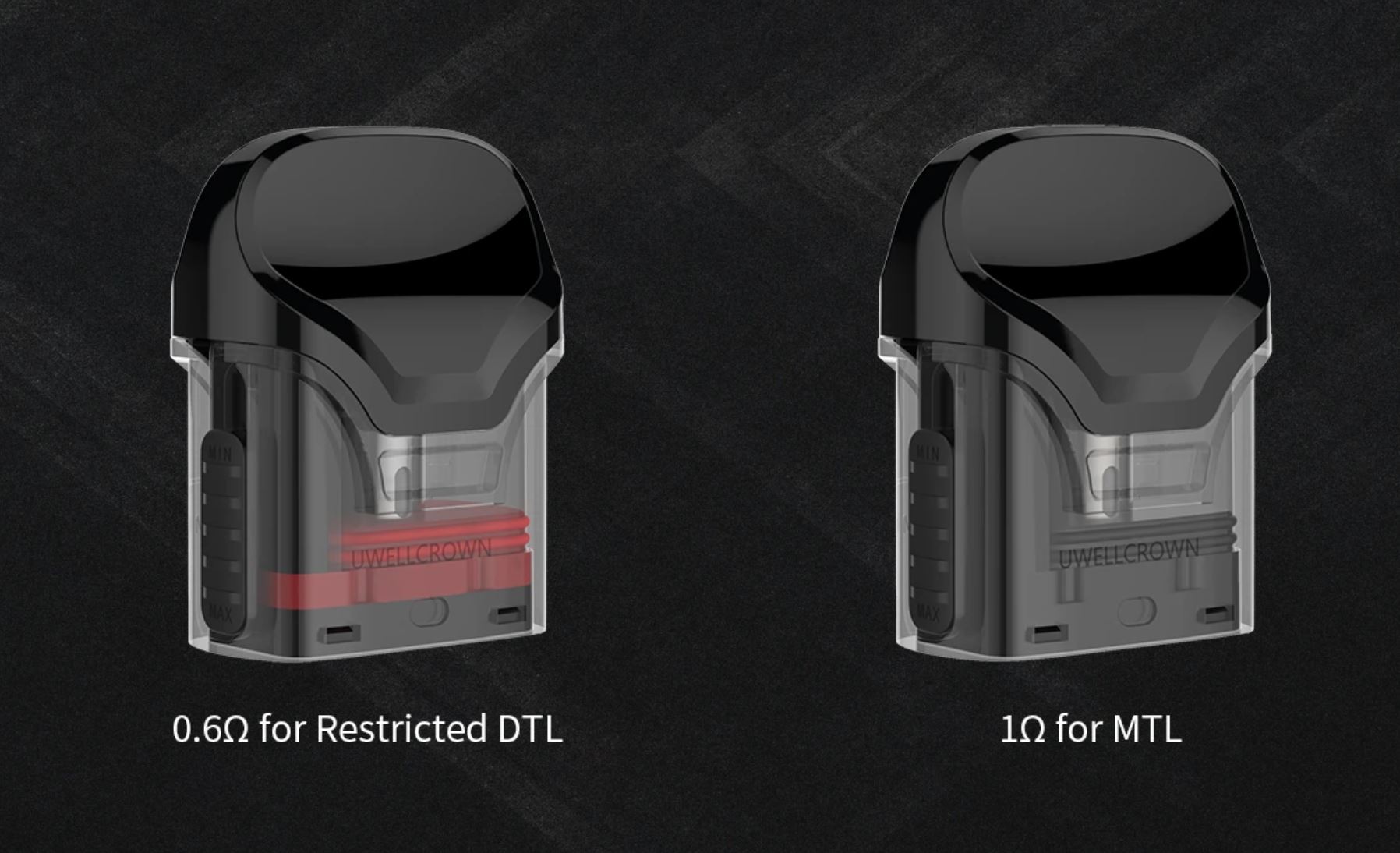 Uwell Crown POD cartridge 3ml 0,6ohm
