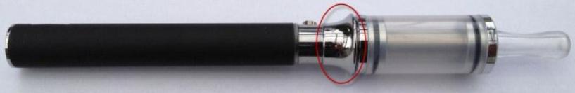 Adaptér na eGo baterii  typ D - pro Vivi Nova, BCC Mega, clearomizer DCT 510