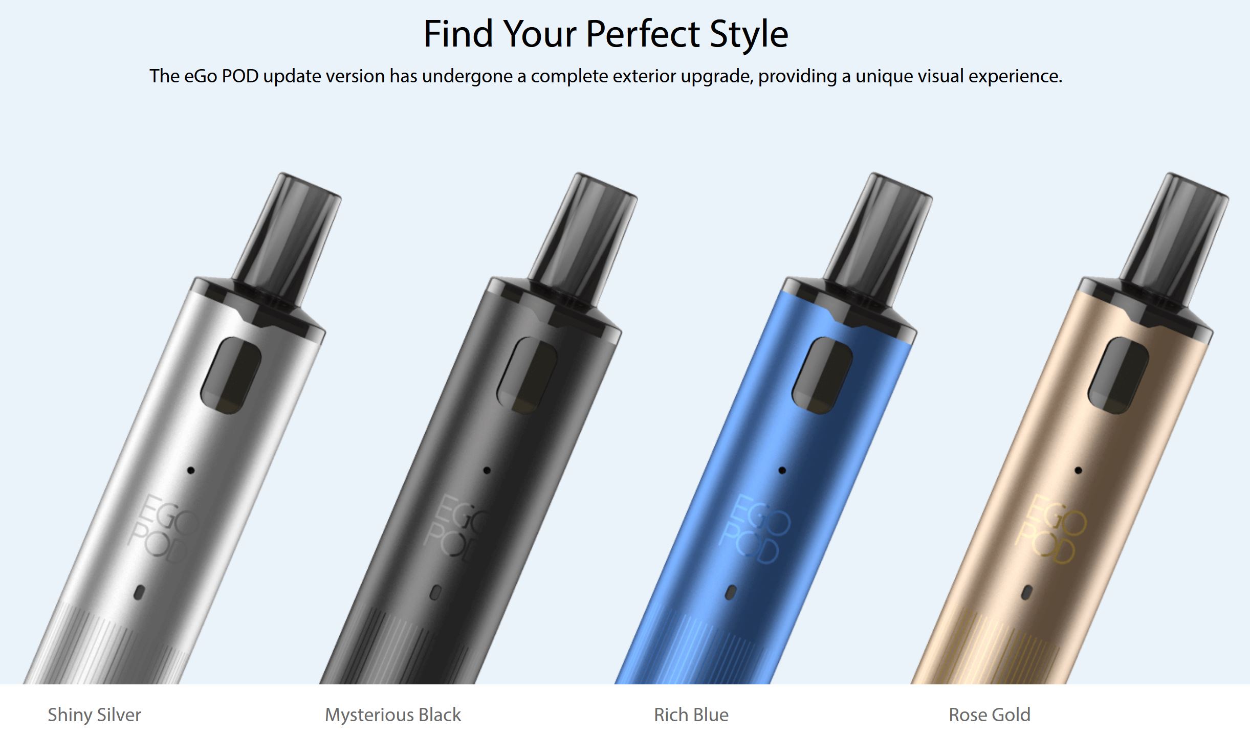 Joyetech eGo Pod Kit Update Version 1000 mAh Mysterious Black 1 ks