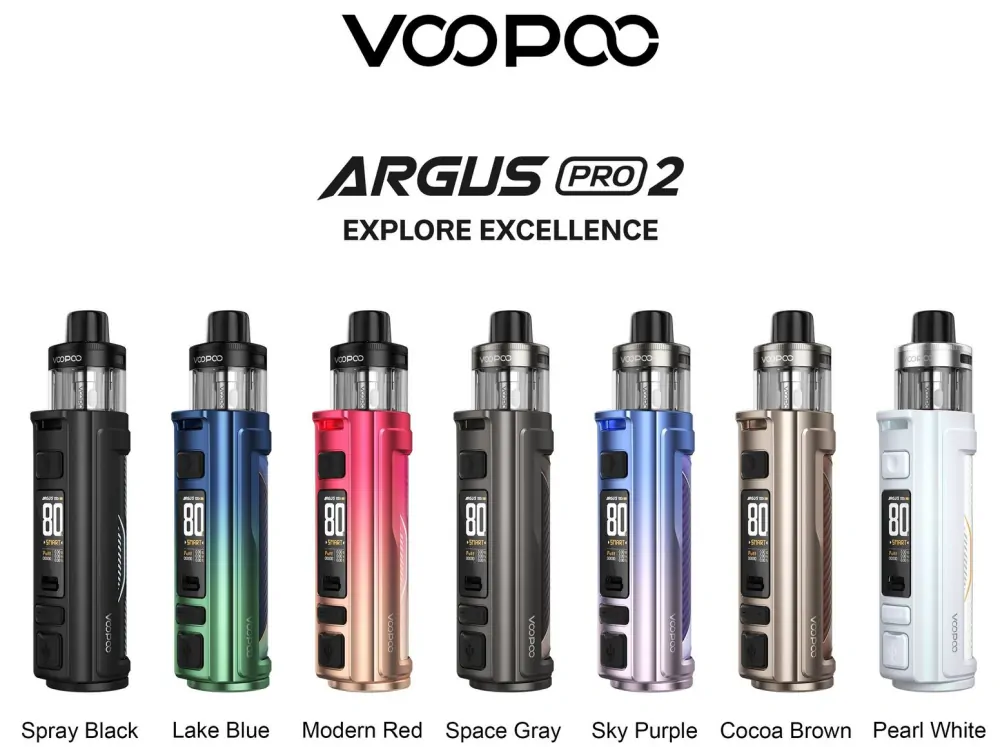 VooPoo Argus Pro 2 80W Pod Kit 3000 mAh Cocoa Brown 1 ks