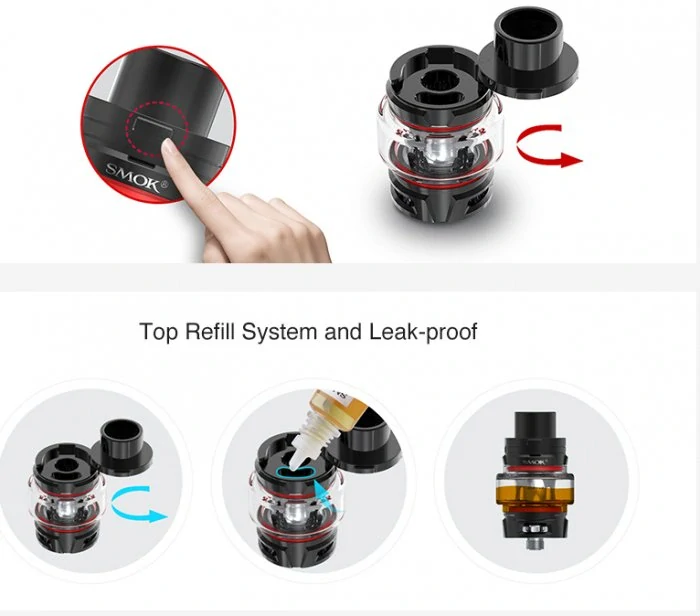 Smoktech TFV8 Baby V2 clearomizer Black