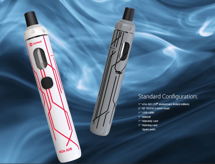 Joyetech eGo AIO elektronická cigareta 10th Anniversary Edition 1500 mAh Mix 1 1 ks