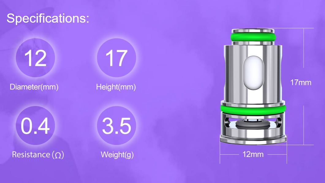 iSmoka Eleaf GTL žhavicí hlava nerez 0,4ohm 1ks