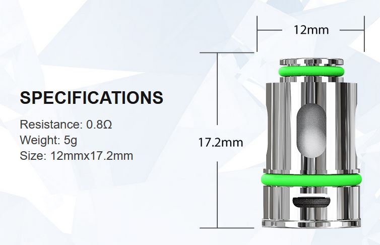 iSmoka Eleaf GTL žhavicí hlava nerez 0,8ohm 1ks