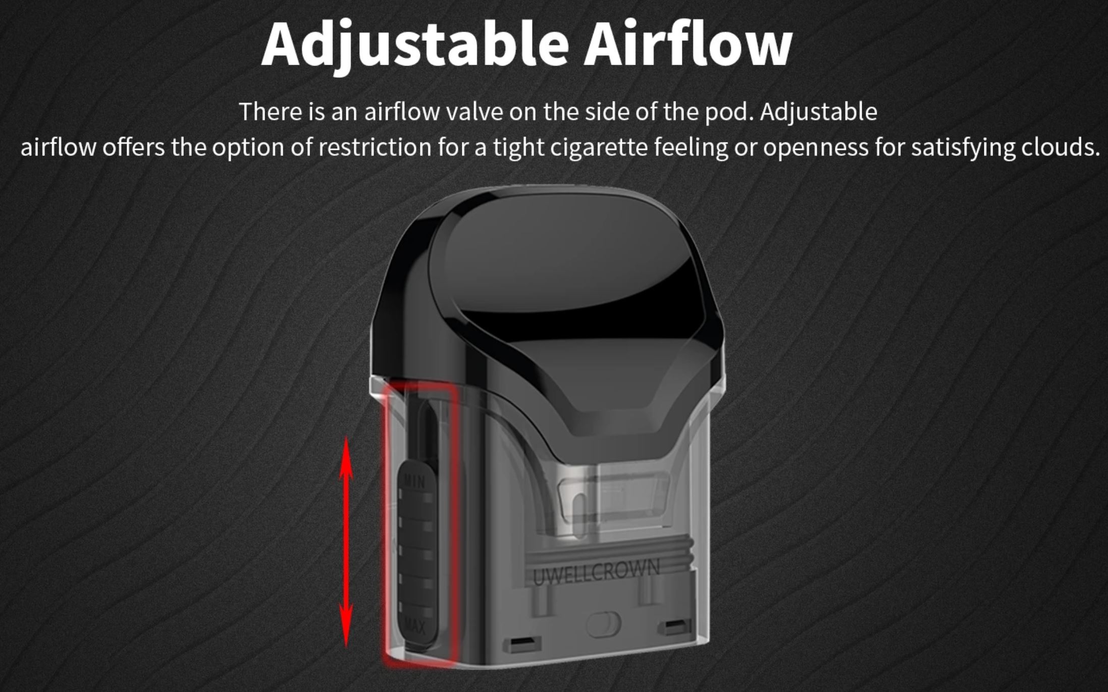 Uwell Crown POD cartridge 3ml 0,6ohm