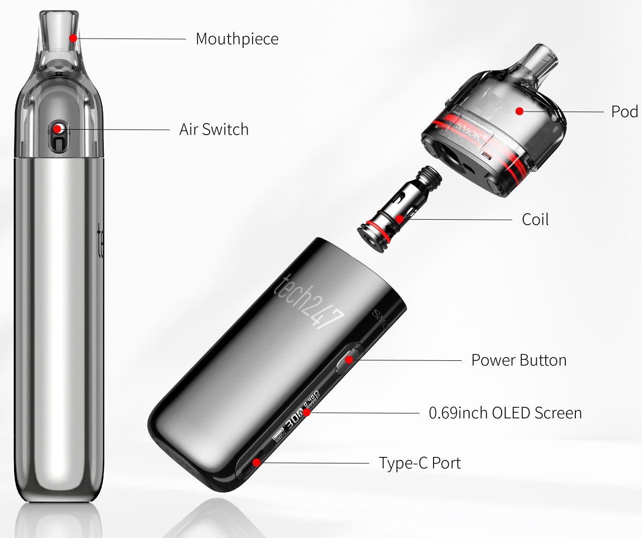 Smoktech Tech247 Cartridge 4 ml