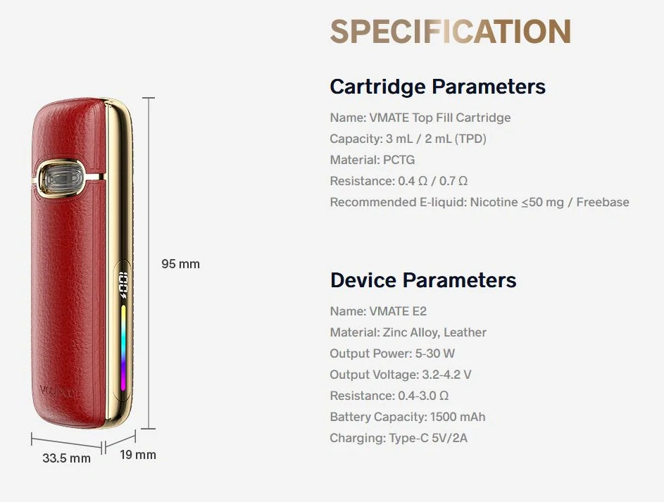 VooPoo VMATE E2 Pod Kit 1500 mAh Urban Camo 1ks