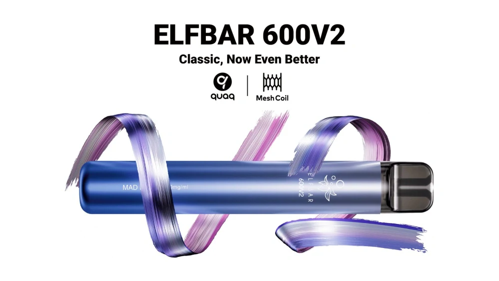Elf Bar 600 V2 Strawberry Ice 20 mg 600 potáhnutí 1 ks