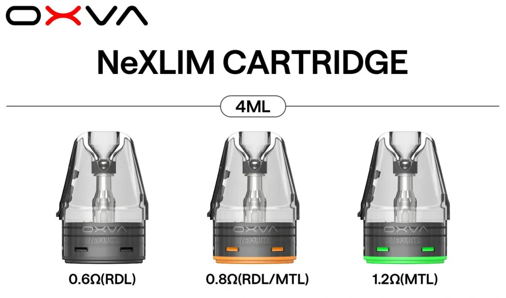 OXVA NeXLIM Pod cartridge 0,8 ohm 4 ml