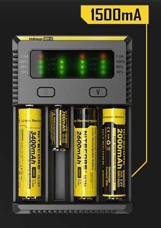 Nitecore Intellicharger i4 V2 multifunkční nabíječka baterií