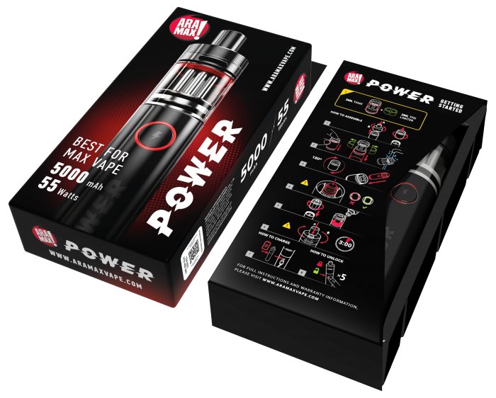 Aramax Power 5000mAh Černá 1ks