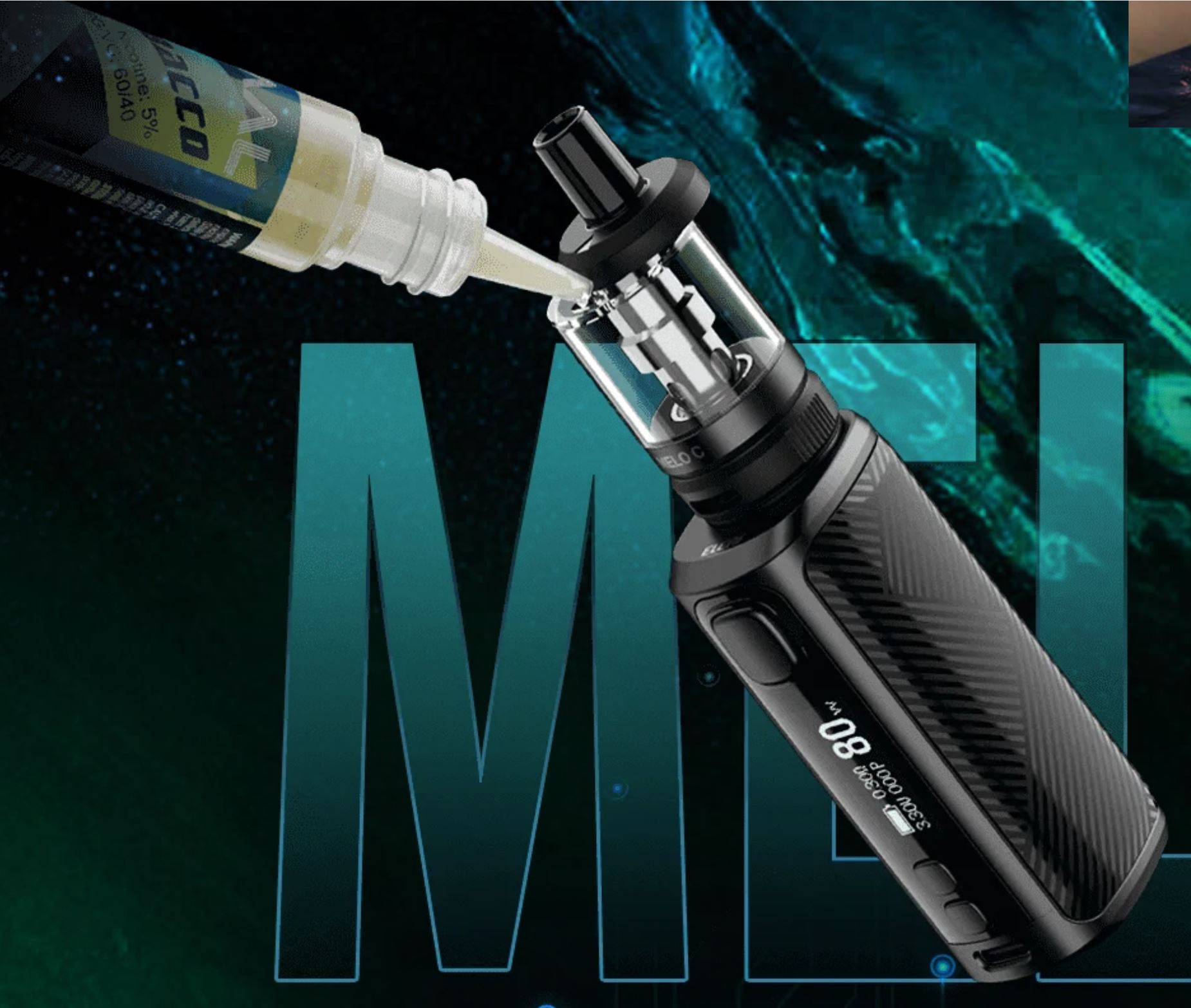 iSmoka-Eleaf Melo C clearomizer Black 5ml