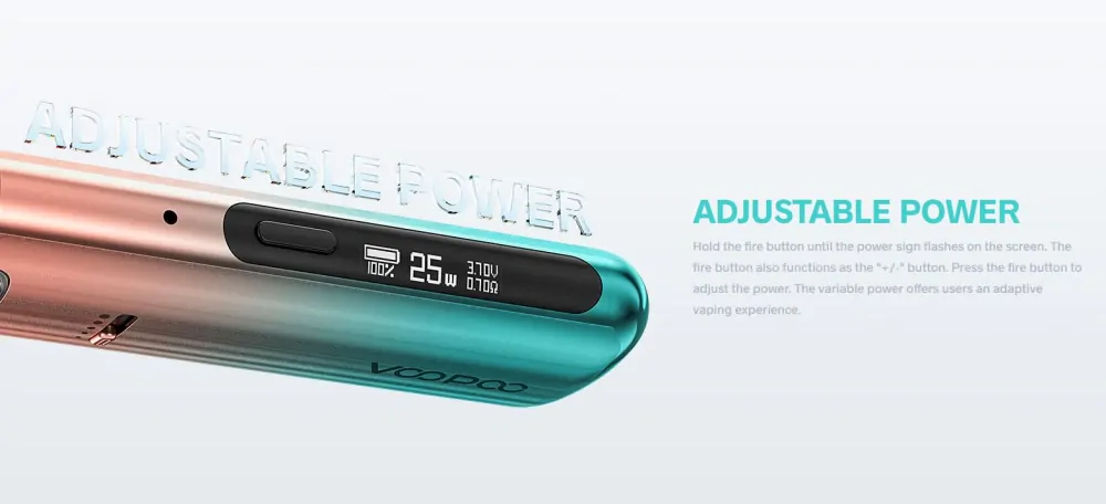 VooPoo Vmate PRO Power 900 mAh Armor Blue 1 ks