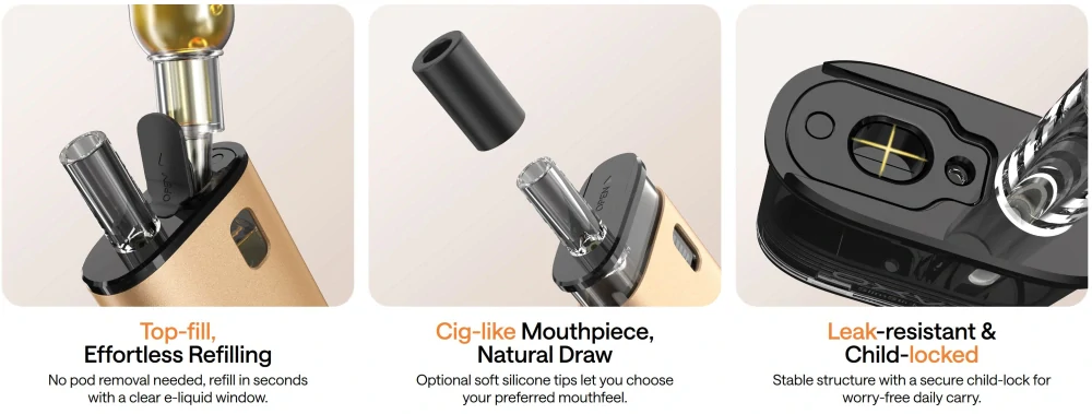 Oxva SlimStick X Pod Kit 1400 mAh Black