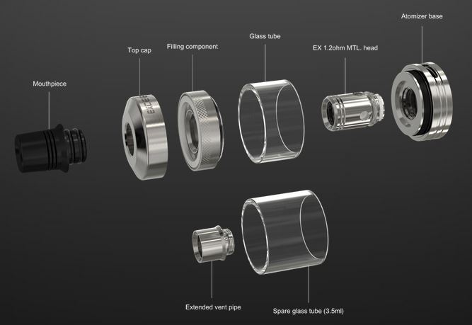 Joyetech Exceed D22 Clearomizér black 2ml