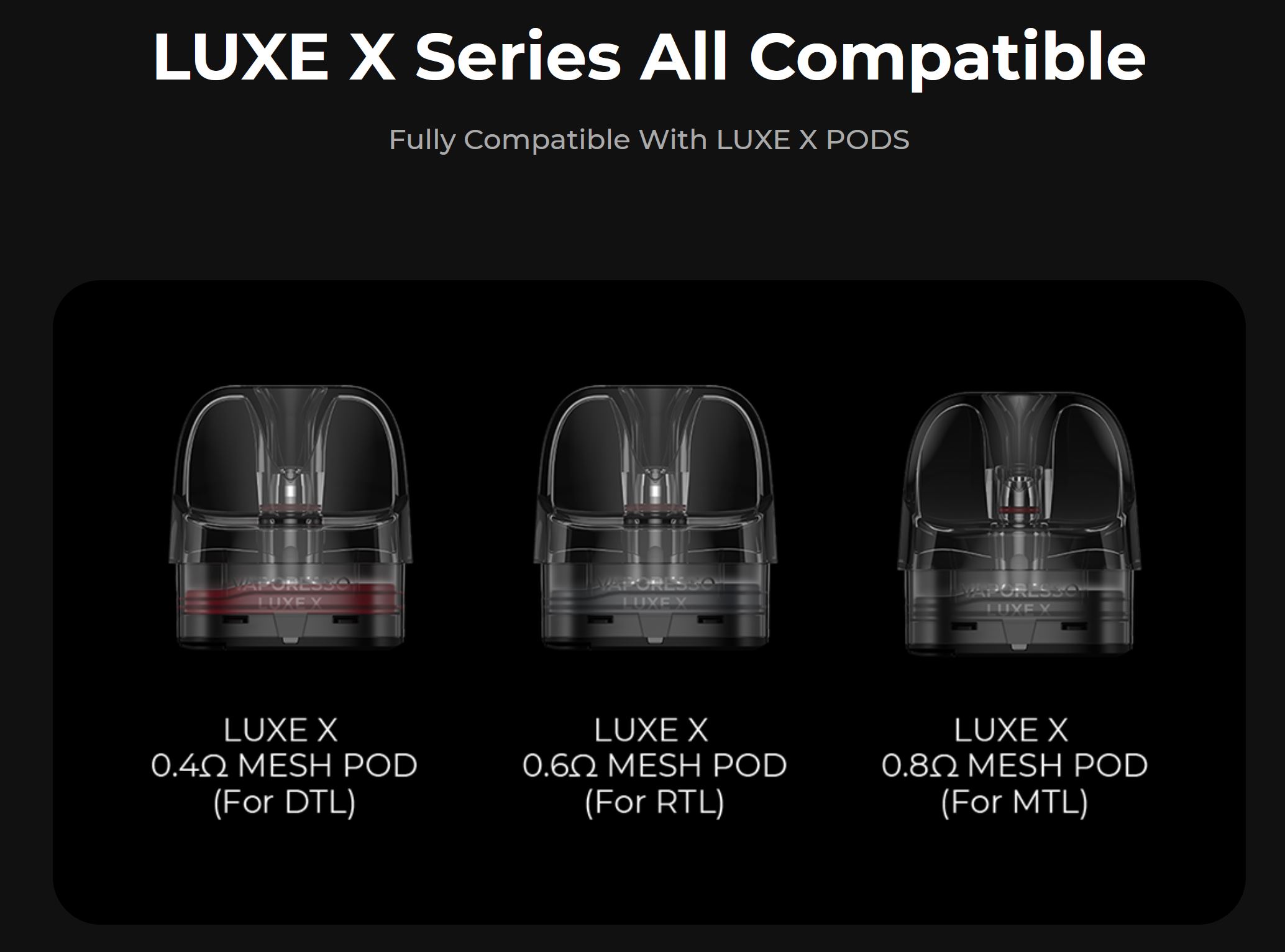 Vaporesso LUXE XR MAX Pod Kit 2800mAh Black 1 ks