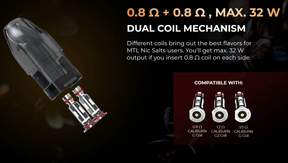 Uwell Caliburn Explorer Pod Kit 1000 mAh Black 1ks