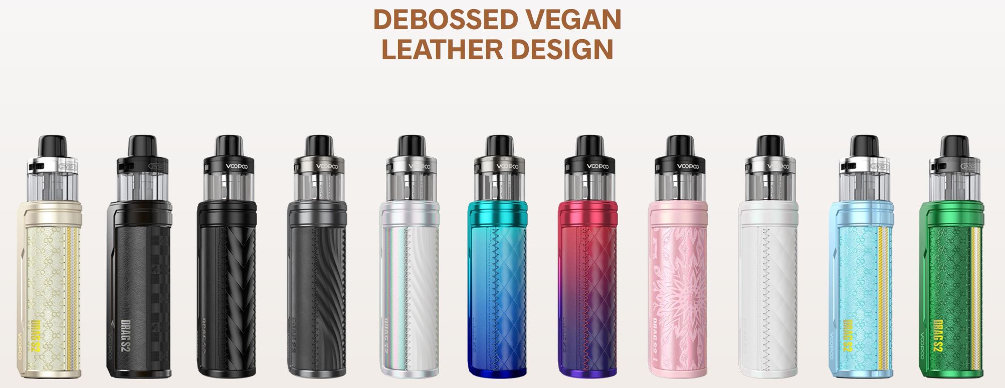 VooPoo Drag S2 Pod Kit 2500 mAh Spray Black 1 ks