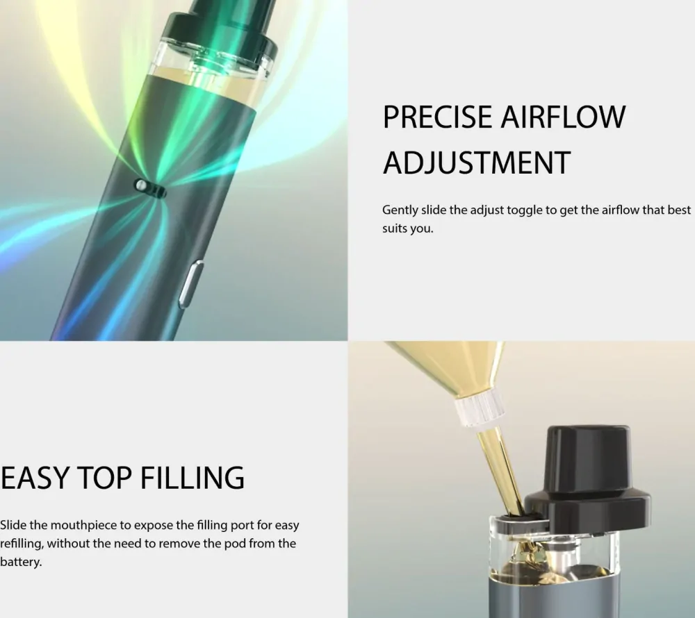 Joyetech Evio M PRO 1100 mAh s Evio Pro Gray 1 ks