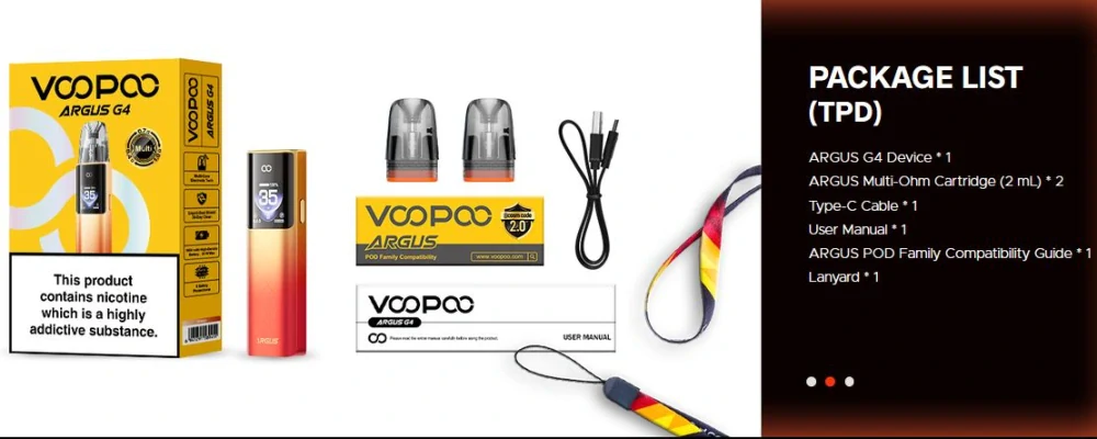 VOOPOO Argus G4 Pod 1650 mAh Blue